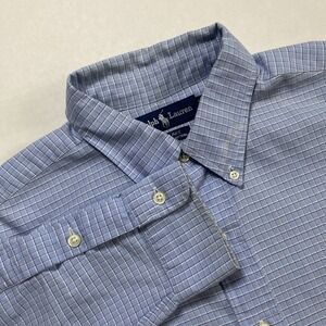 Ralph Lauren Men's Large‎ Blue Long Sleeve Button Down Shirt